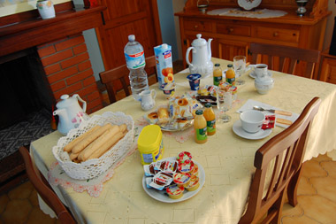 Colazione in Bed & Breakfast a Cabras